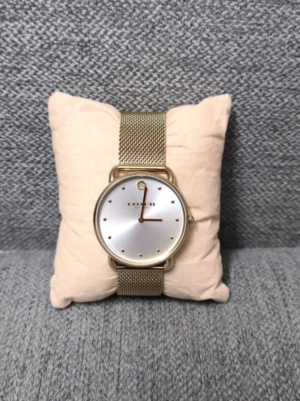 Coach Elliot Women's Gold-Tone Bracelet Quartz Watch